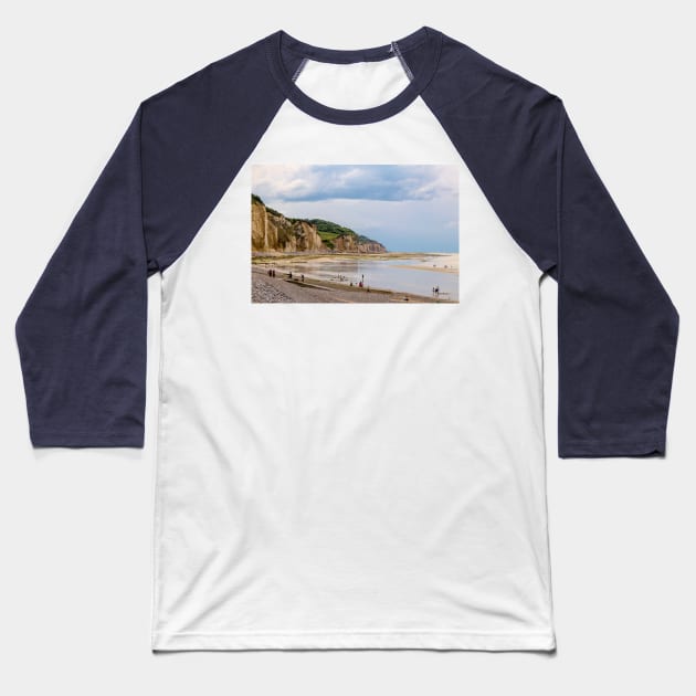 Normandy Beach Baseball T-Shirt by Memories4you